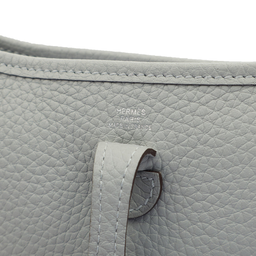 Hermes Evelyne 16 (TPM) in Gris Pantin, Clemence Leather — Alternate View 20