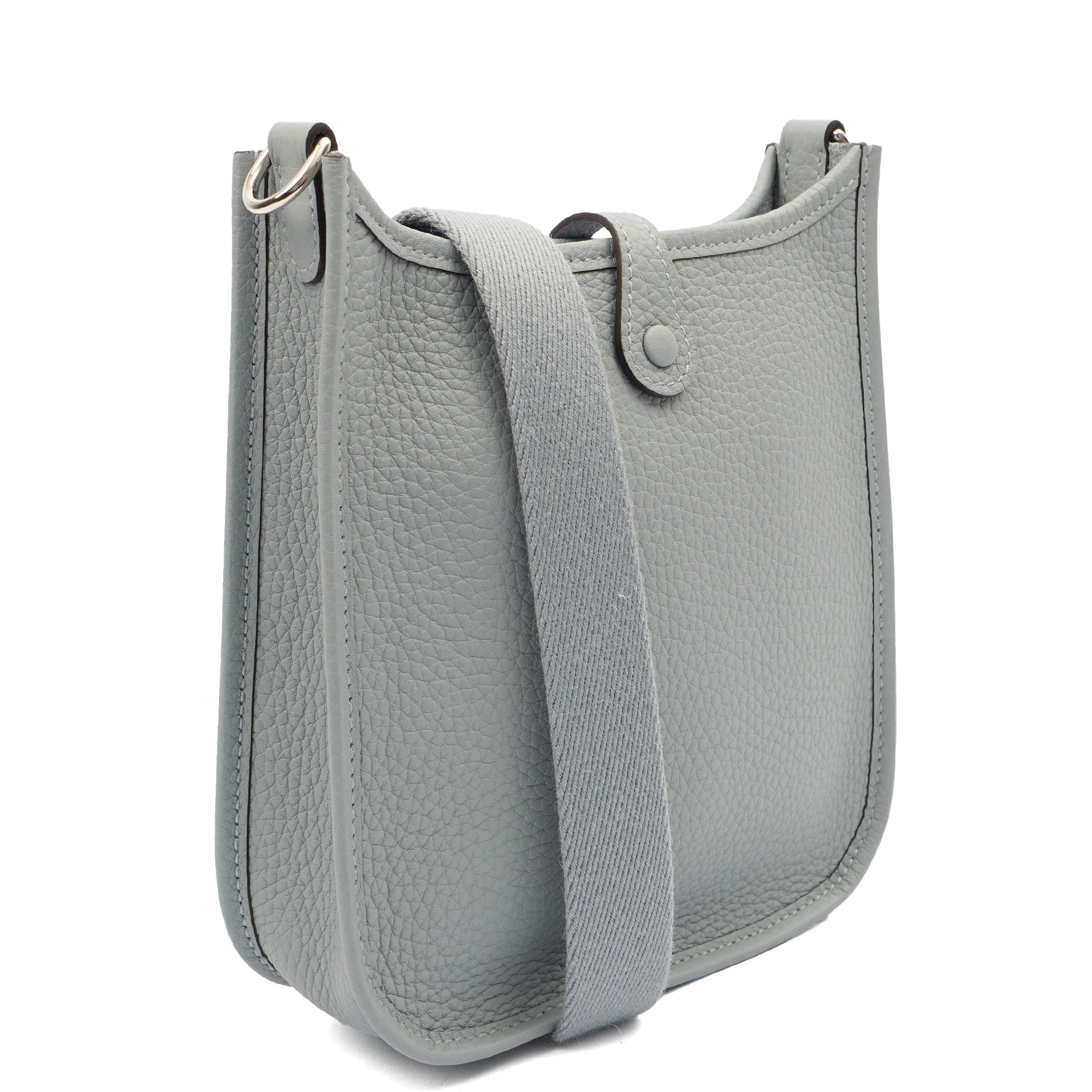 Hermes Evelyne 16 (TPM) in Gris Pantin, Clemence Leather — Alternate View 13