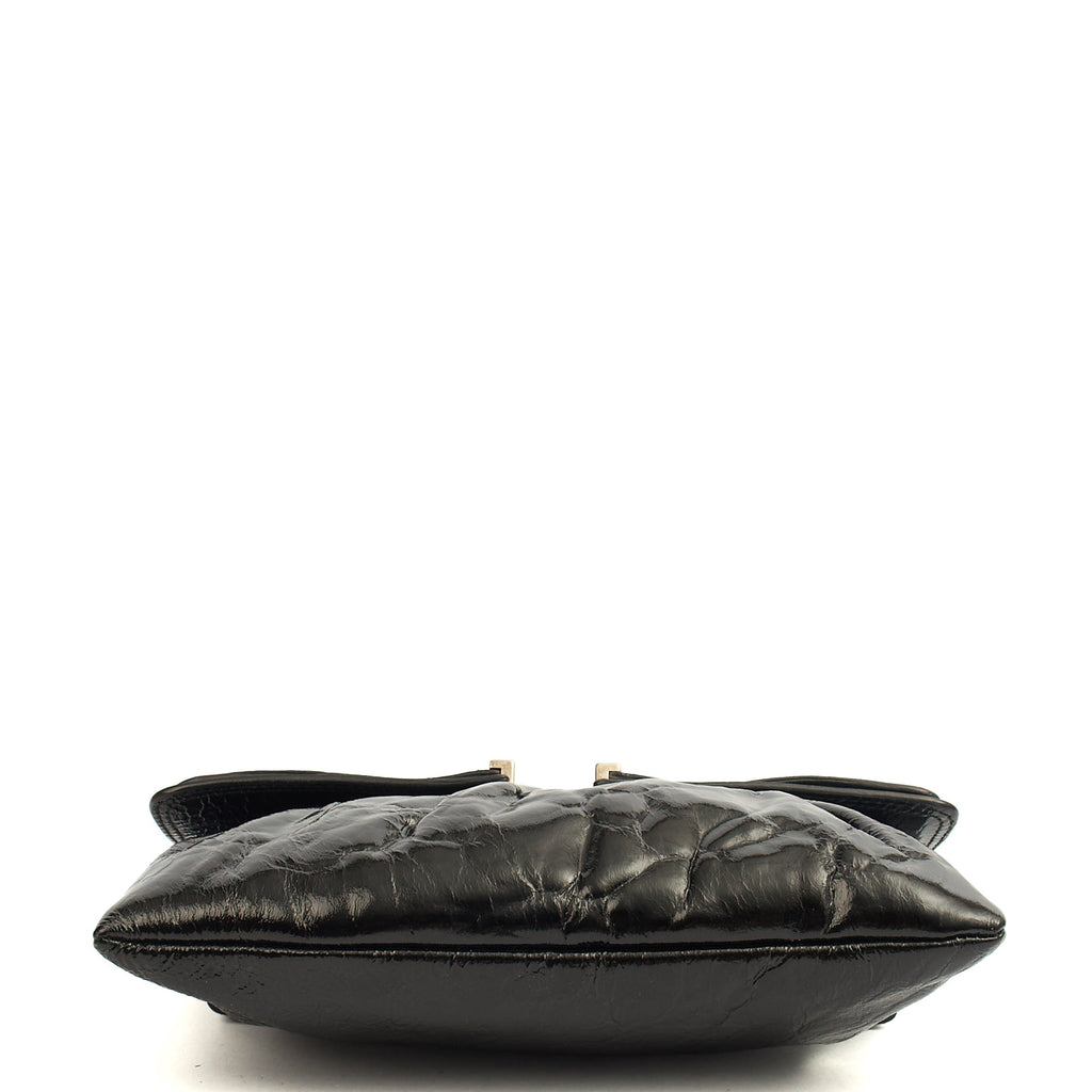 Chloe Clutch C Clutch in Black, Patent Leather — Detail View