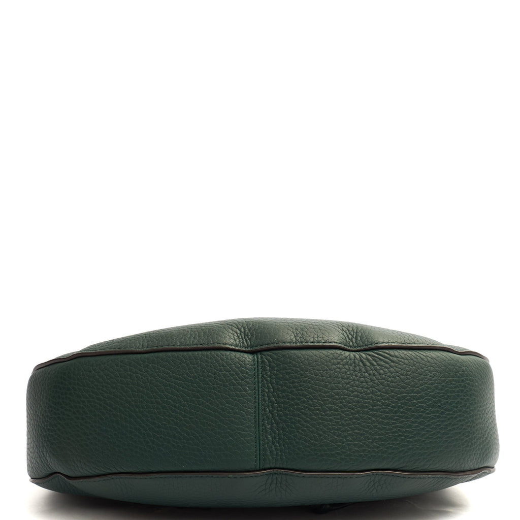 Mulberry Top Handle Iris Hobo in Mulberry Green, Calfskin Leather — Detail View