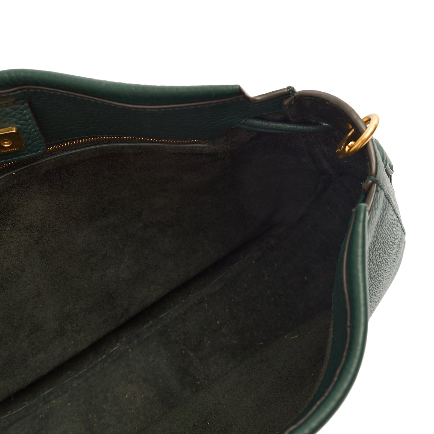 Mulberry Top Handle Iris Hobo in Mulberry Green, Calfskin Leather — Alternate View 8