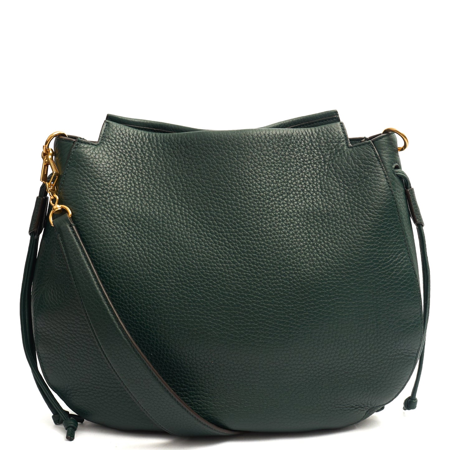 Mulberry Top Handle Iris Hobo in Mulberry Green, Calfskin Leather — Top View