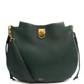 Mulberry Top Handle Iris Hobo in Mulberry Green, Calfskin Leather — Front View