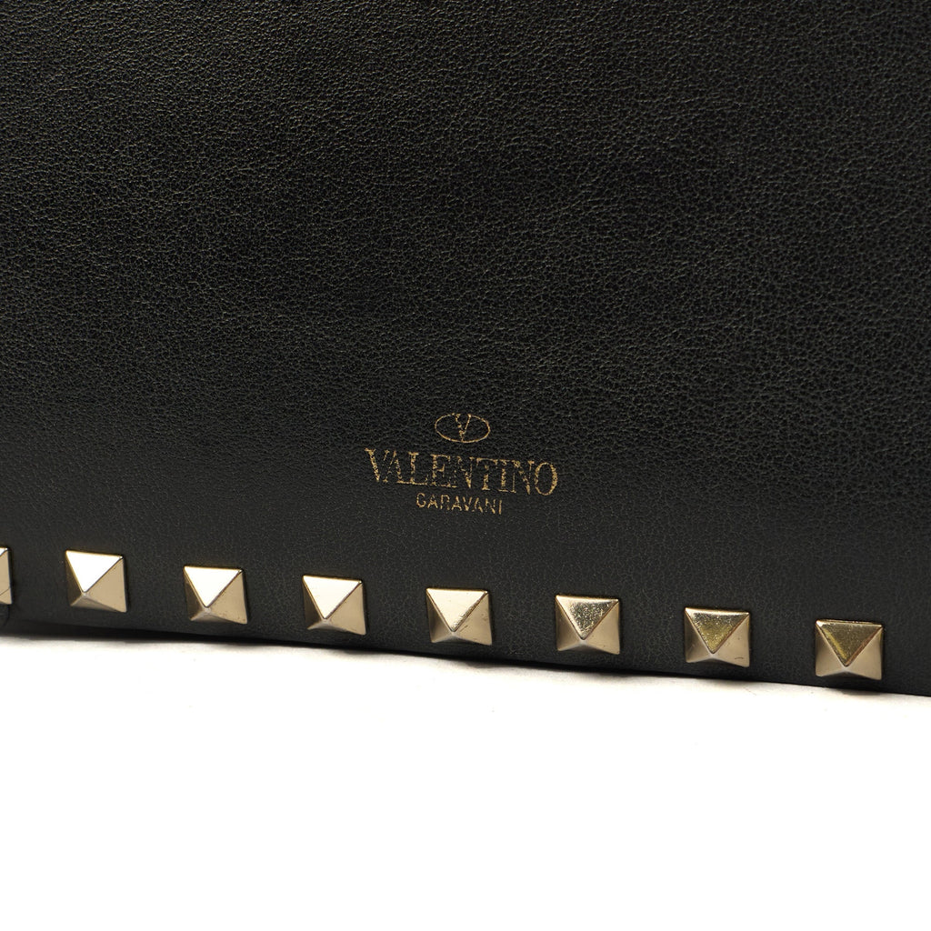 Valentino Cross Body Rockstud Crossbody Bag - Small in Black, Calfskin — Lifestyle View
