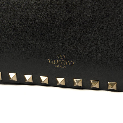 Valentino Cross Body Rockstud Crossbody Bag - Small in Black, Calfskin — Lifestyle View