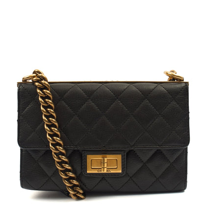 Chanel Cross Body 2.55 Reissue - Mini in Black, Leather — Front View