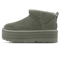 UGG Classic Mini Platform Boot Moss Green (Wmns) — UK 1 — Front View
