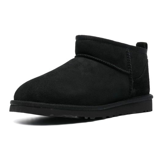 UGG Classic Ultra Mini Black (Wmns) — UK 1 — Side View