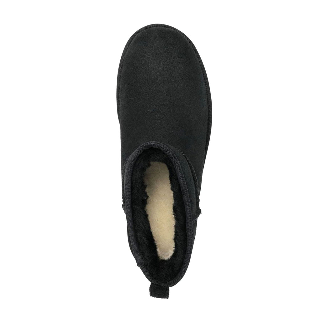 UGG Classic Ultra Mini Black (Wmns) — UK 1 — Top View