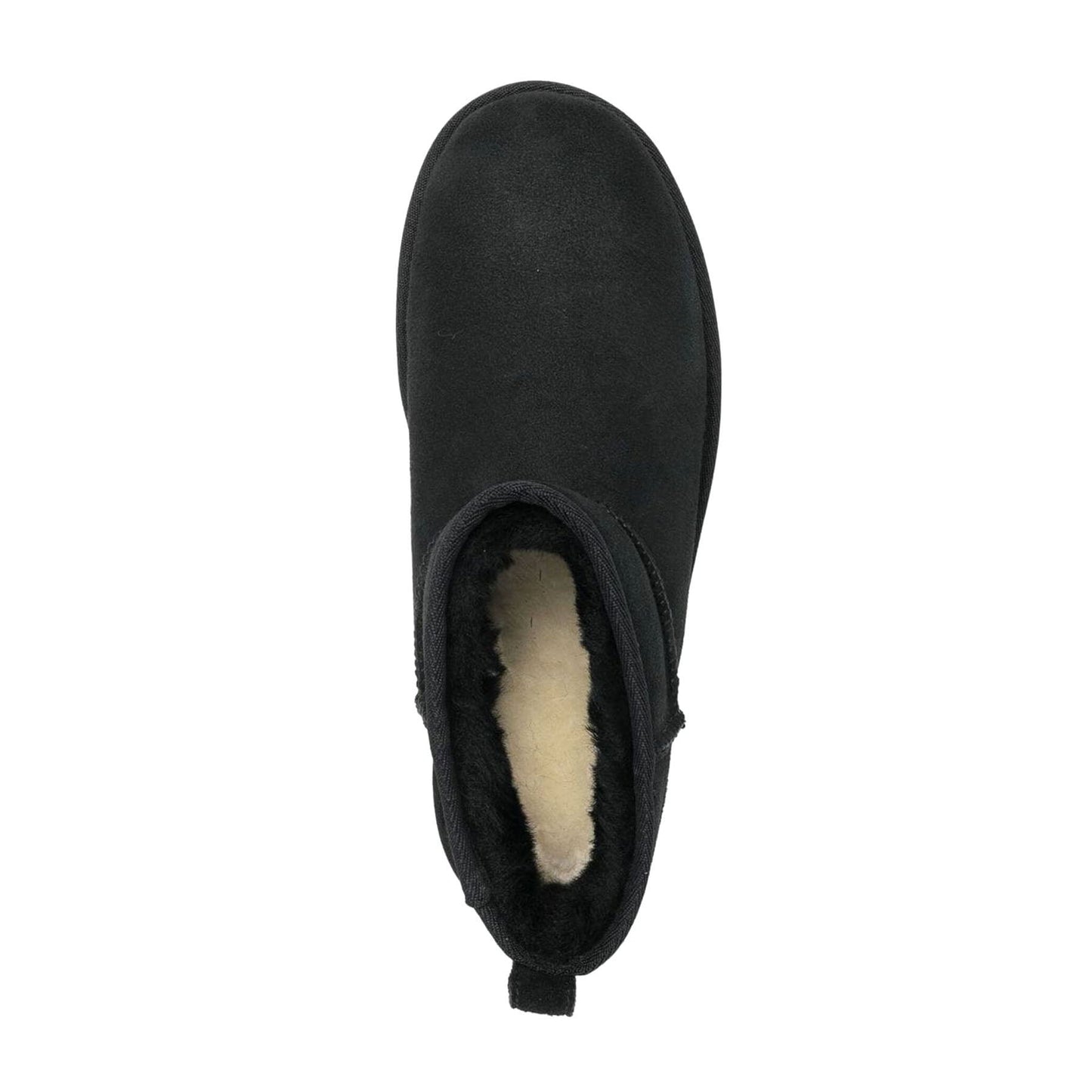 UGG Classic Ultra Mini Black (Wmns) — UK 1 — Top View