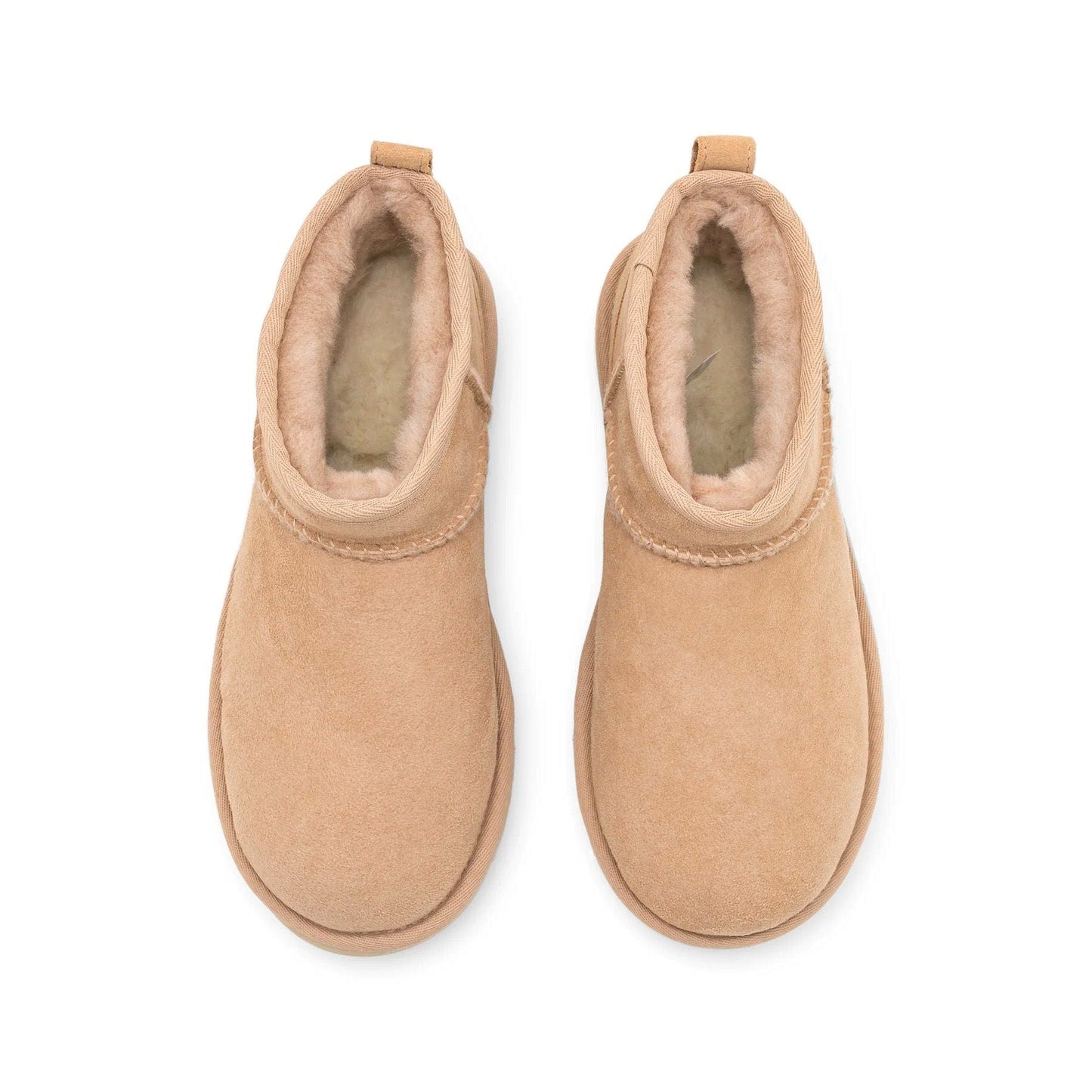 UGG Classic Ultra Mini Brown Driftwood (Wmns) — UK 1 — Back View