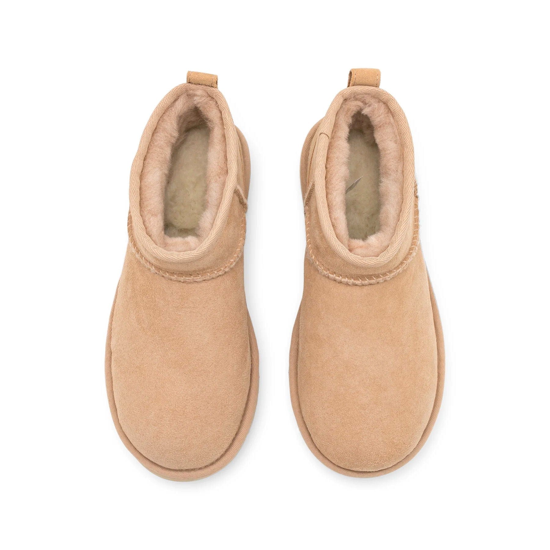 UGG Classic Ultra Mini Brown Driftwood (Wmns) — UK 1 — Back View