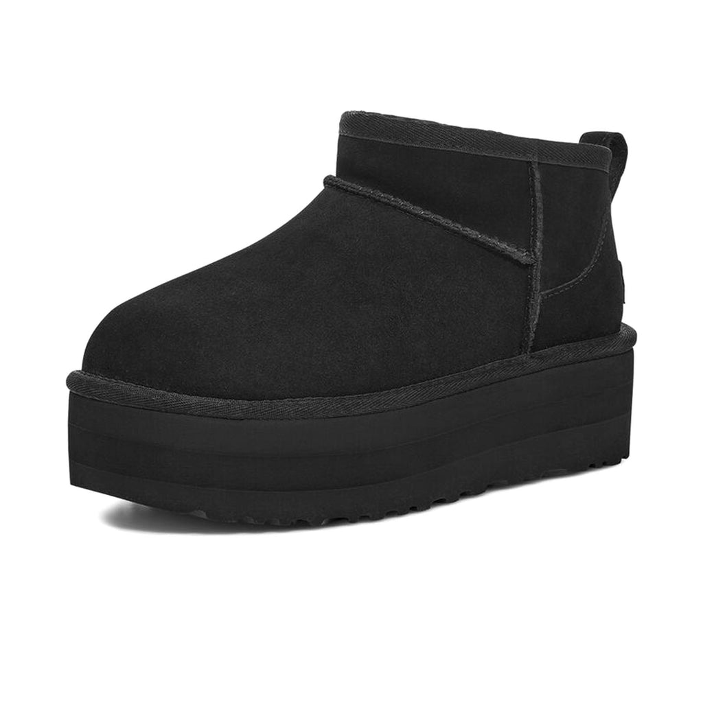 UGG Classic Ultra Mini Platform Black (Wmns) — UK 1 — Side View