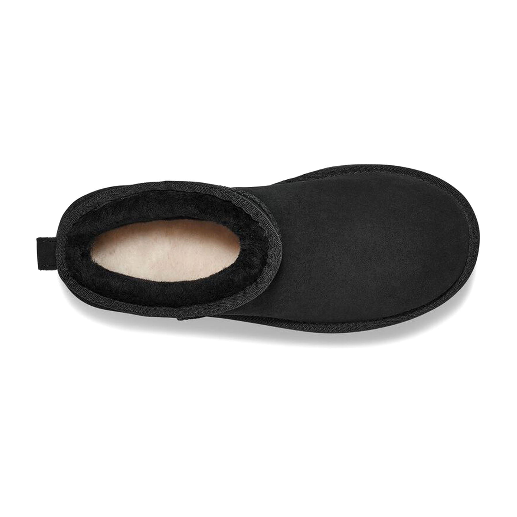 UGG Classic Ultra Mini Platform Black (Wmns) — UK 1 — Back View