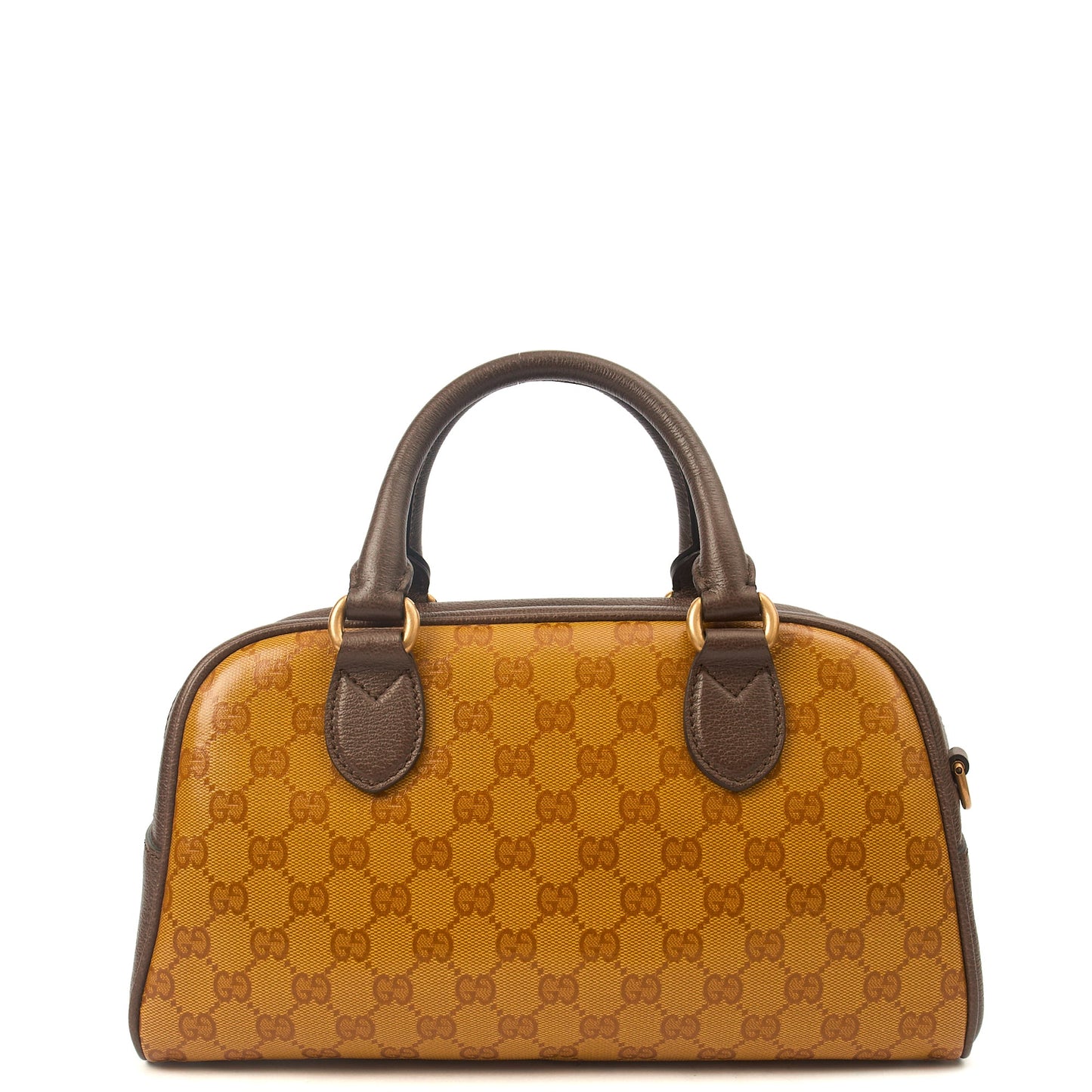 Gucci Tote Bowler Bag in Brown, Leather — Alternate View 12