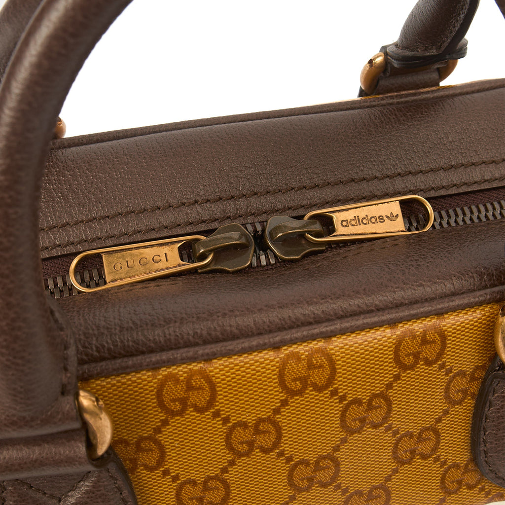 Gucci Tote Bowler Bag in Brown, Leather — Alternate View 8