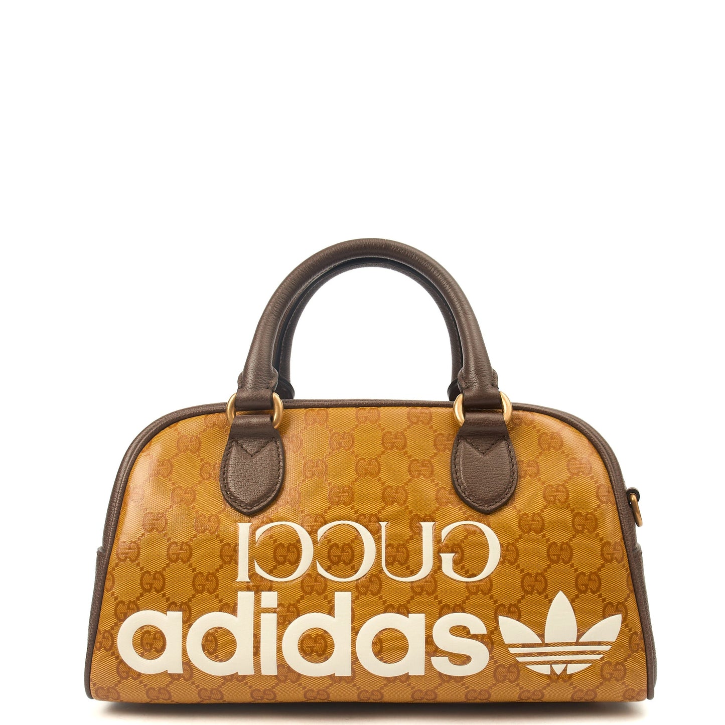 Gucci Tote Bowler Bag in Brown, Leather — Alternate View 10