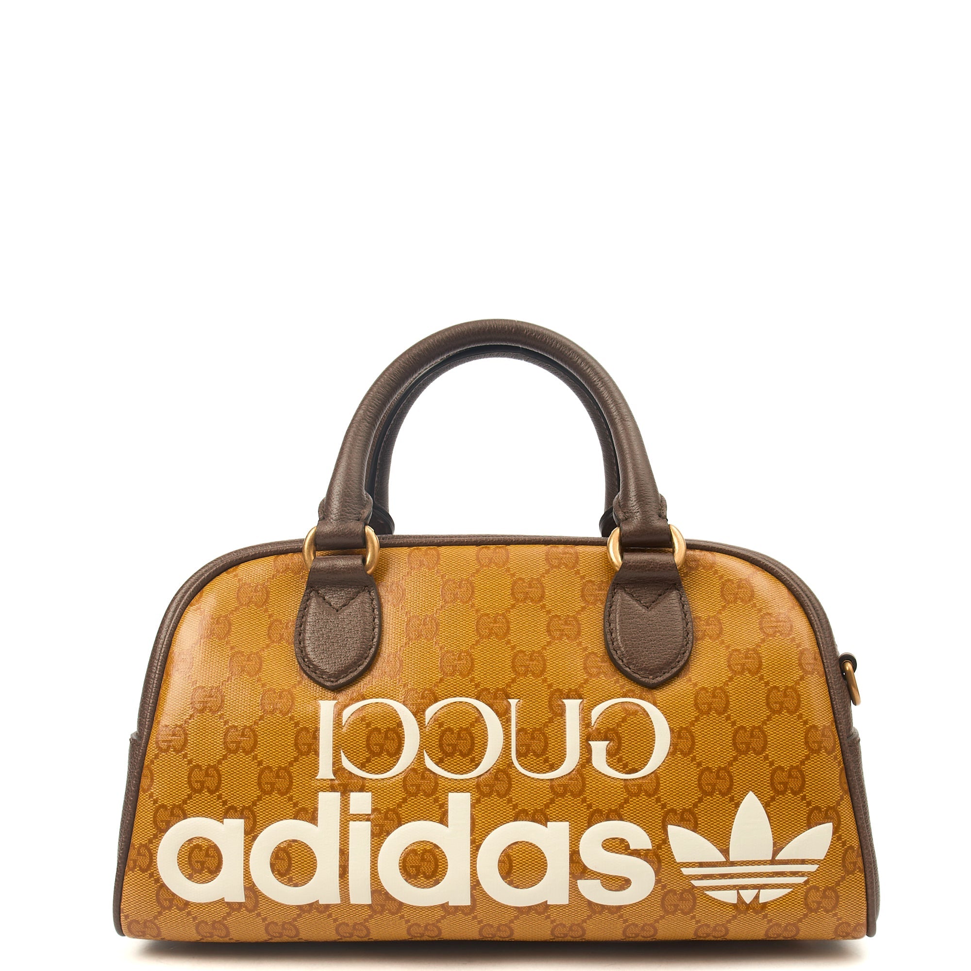 Gucci Tote Bowler Bag in Brown, Leather — Alternate View 10