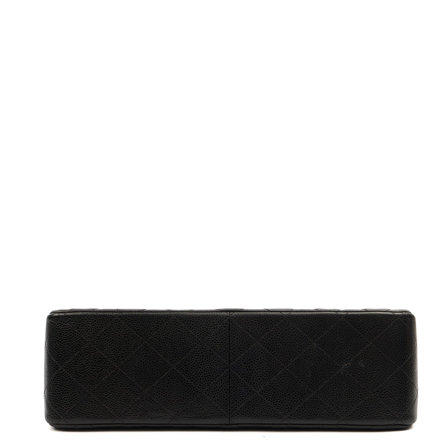 Chanel Shoulder Bag Classic Double Flap - Large in Black, Caviar Leather — Alternate View 16
