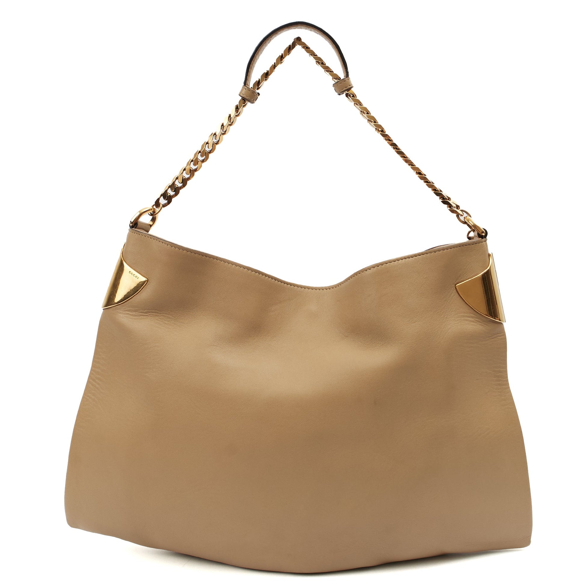 Gucci Shoulder Bag Tote in Neutral, Leather — Back View