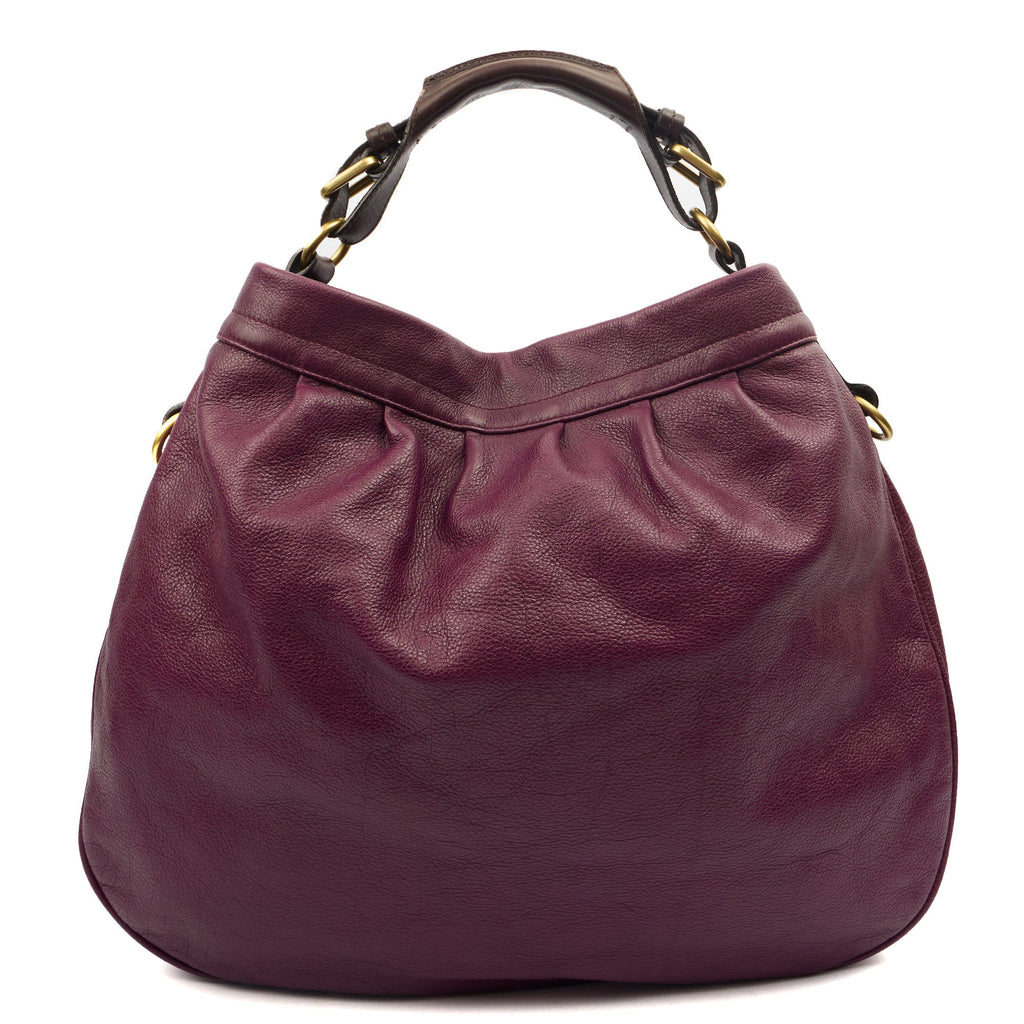 Mulberry Tote Mitzy Tote in Purple, Calfskin Leather — Alternate View 9