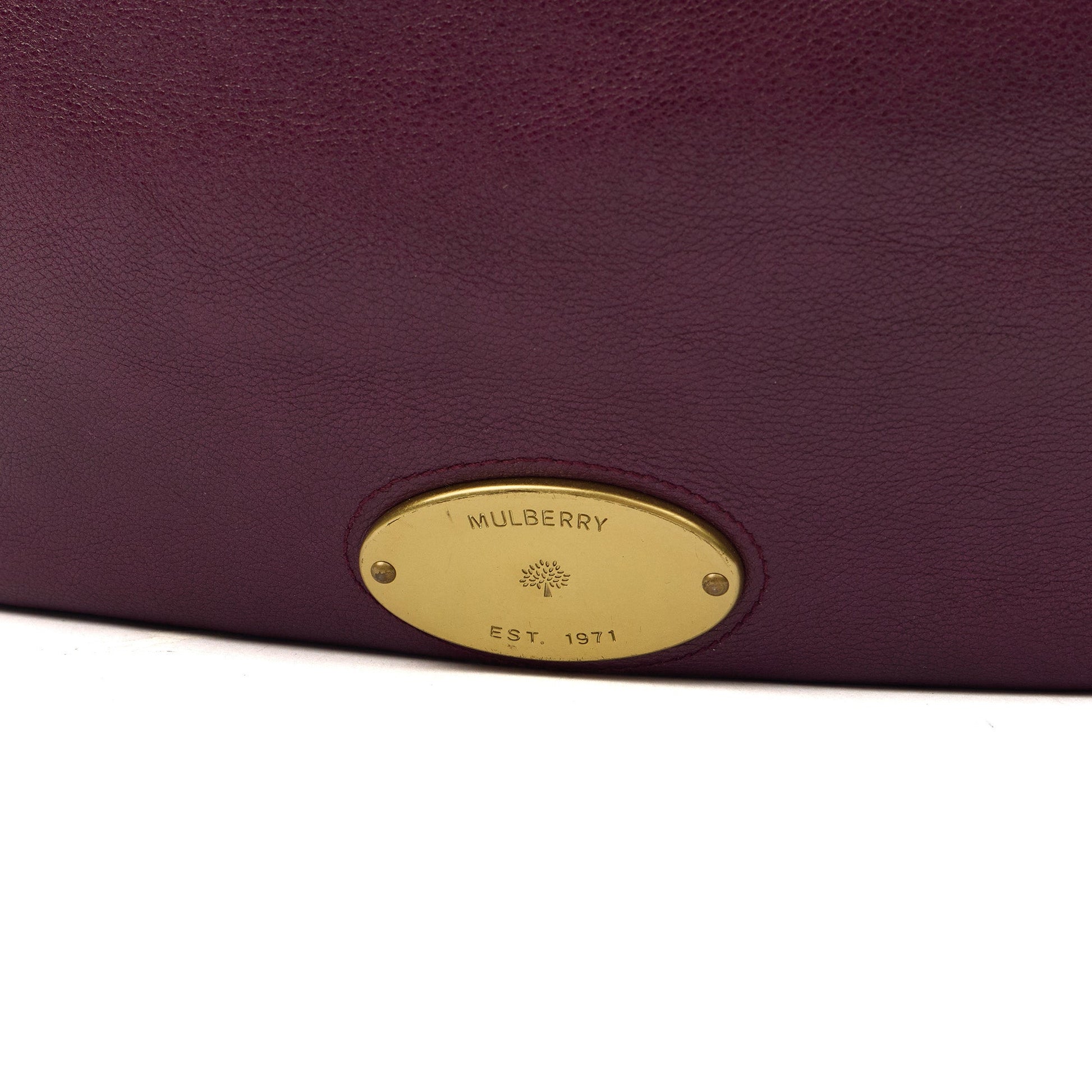 Mulberry Tote Mitzy Tote in Purple, Calfskin Leather — Alternate View 12