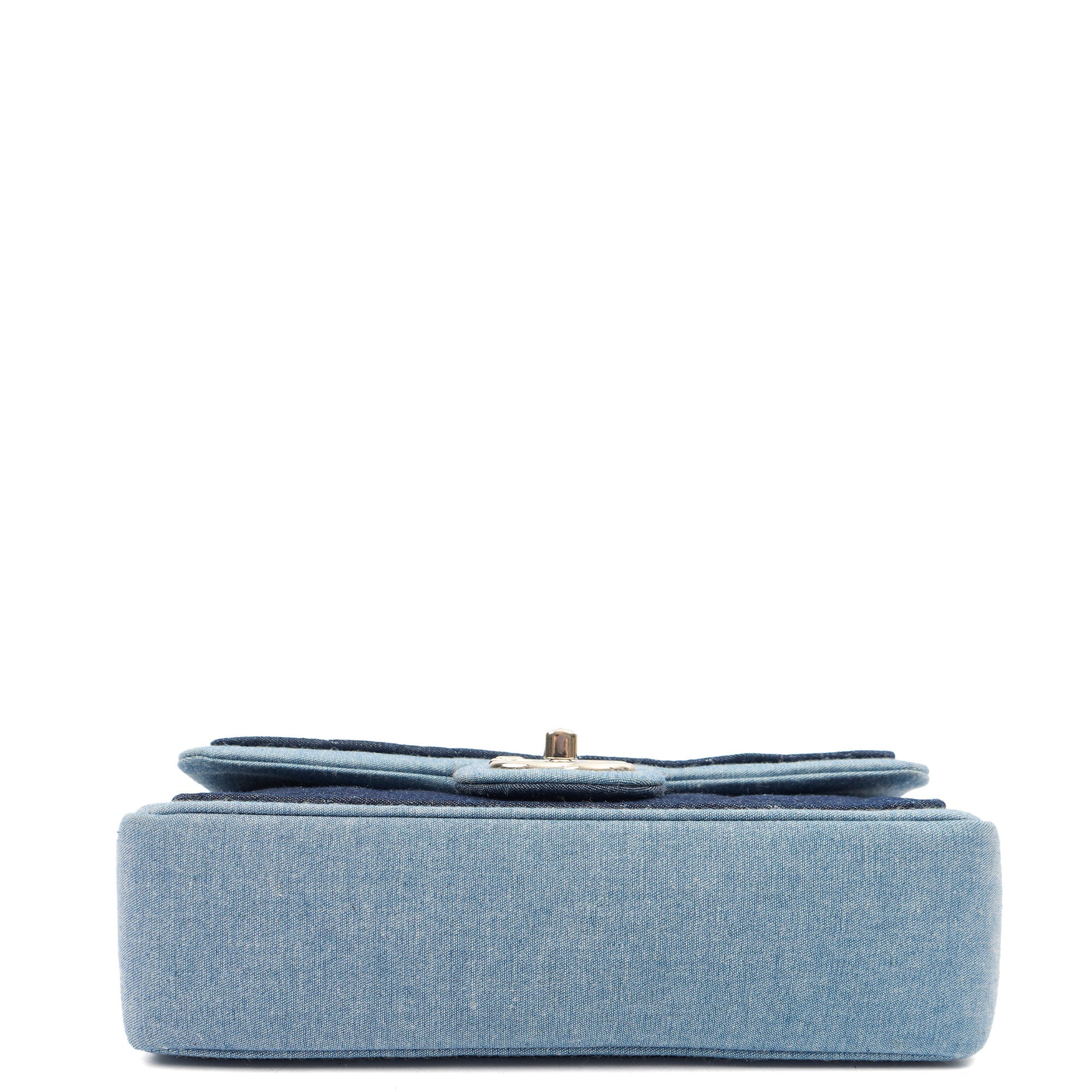 Chanel Cross Body Flap Bag in Navy, Canvas — Alternate View 15