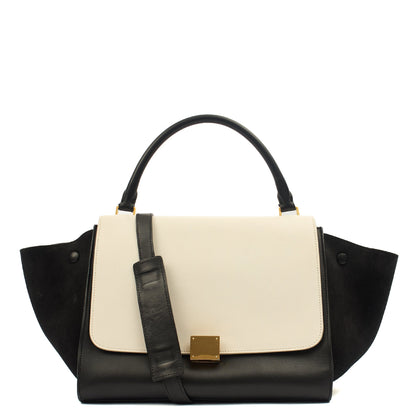 Celine Tote Trapeze - Medium in Black, Leather — Alternate View 7
