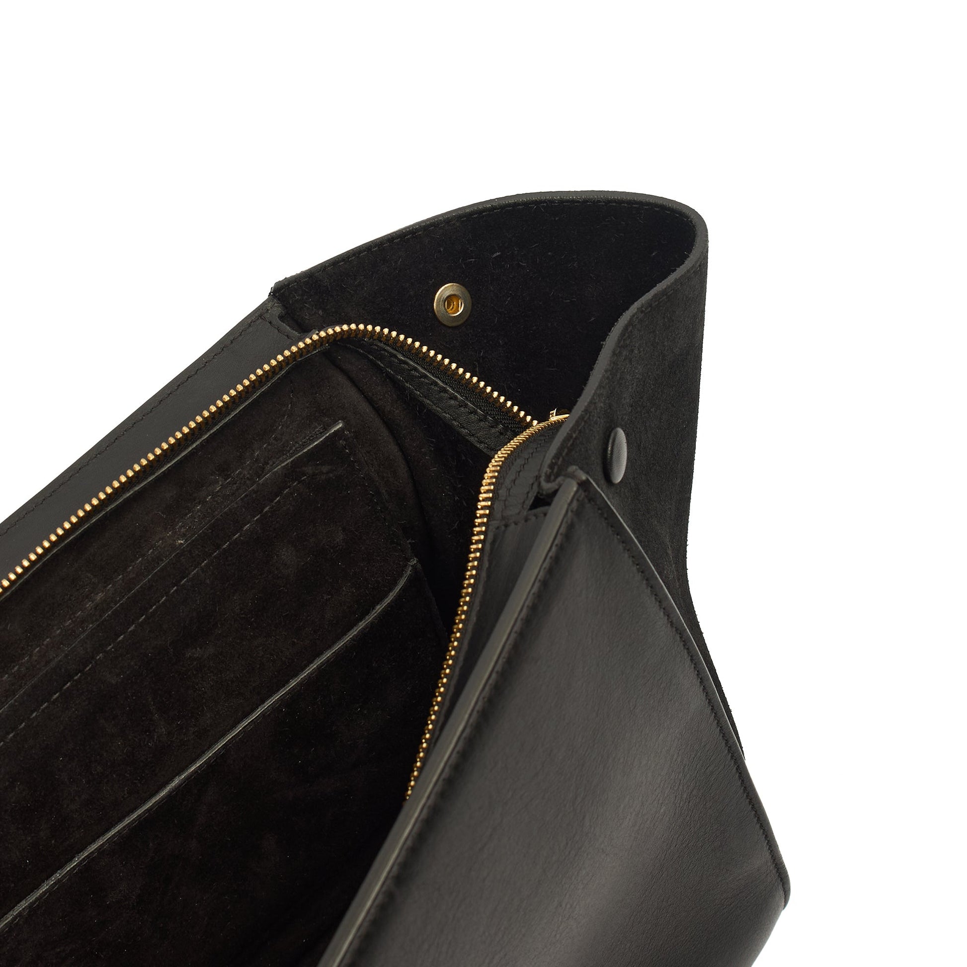 Celine Tote Trapeze - Medium in Black, Leather — Alternate View 17