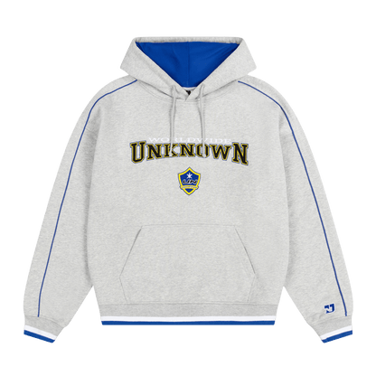Unknown College Hoodie 'Grey' — XXS — Front View