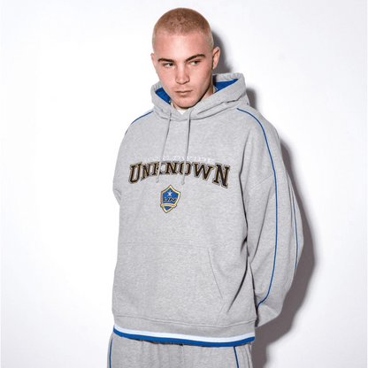 Unknown College Hoodie 'Grey' — XXS — Back View