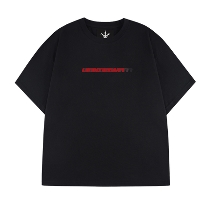 Unknown Motion Tee 'Black' — XXS — Front View
