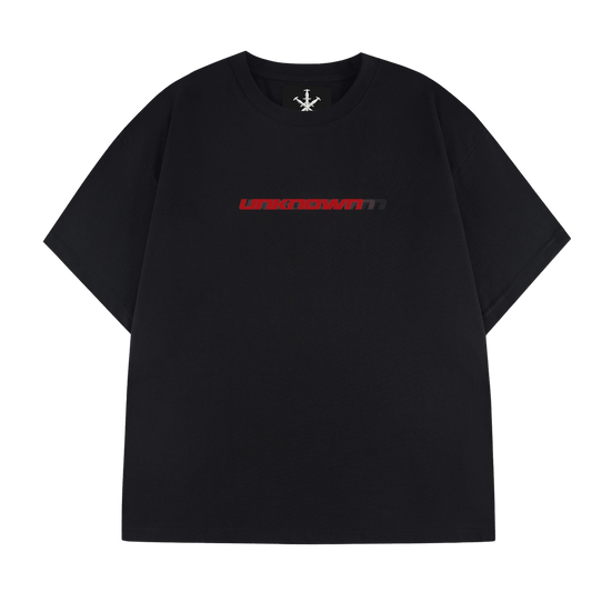 Unknown Motion Tee 'Black' — XXS — Front View
