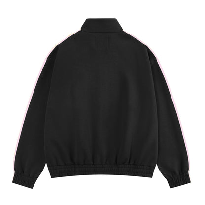 Unknown Pink Stripe Track Top — XXS — Side View