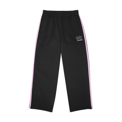 Unknown Pink Stripe Track Pants — XXS — Front View