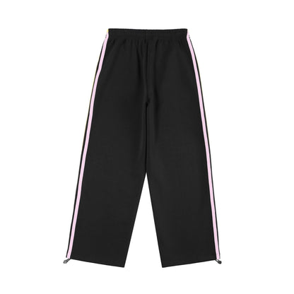 Unknown Pink Stripe Track Pants — XXS — Side View