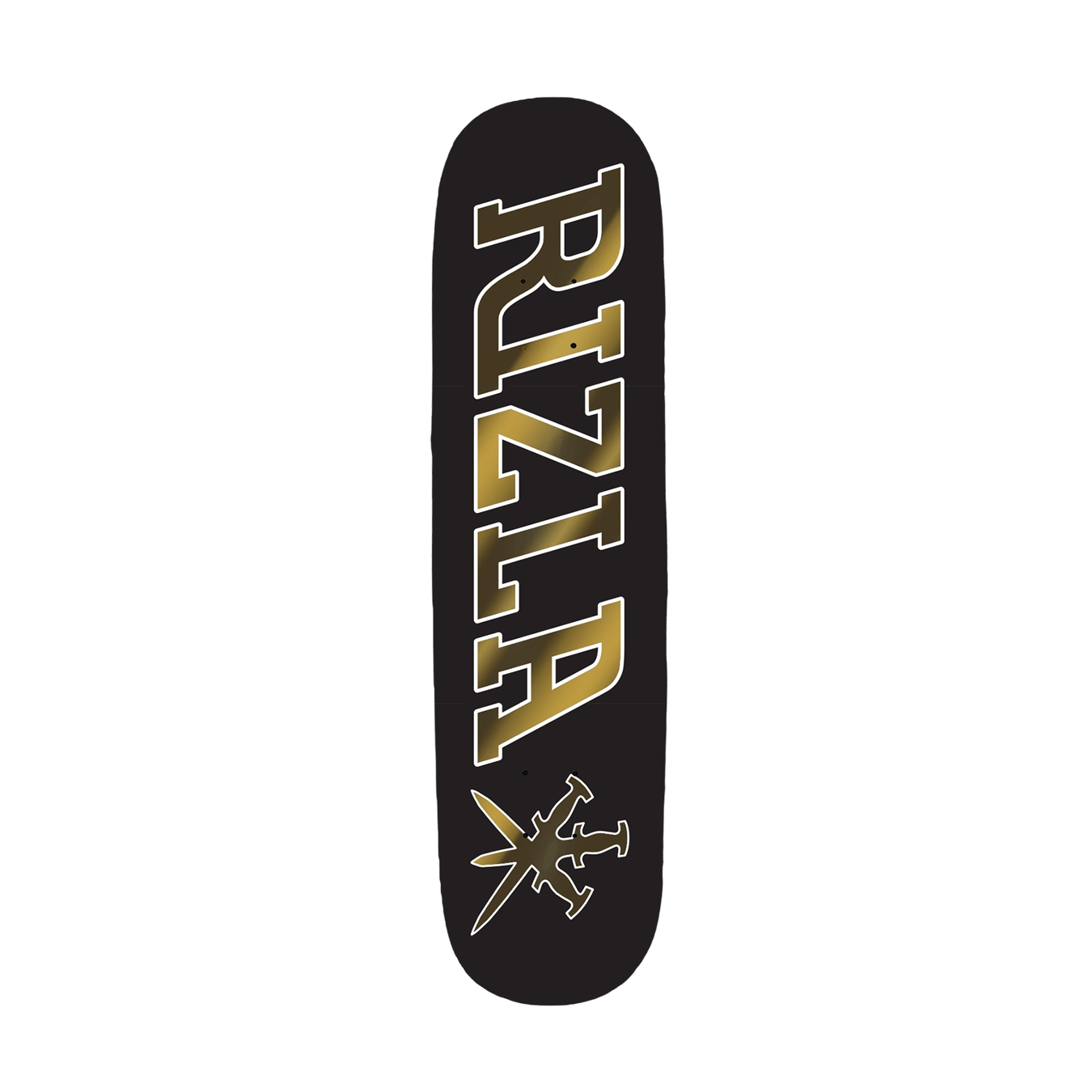 Unknown x Rizla Skate Deck 'Black' — One Size — Front View