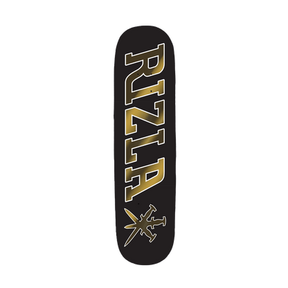 Unknown x Rizla Skate Deck 'Black' — One Size — Front View