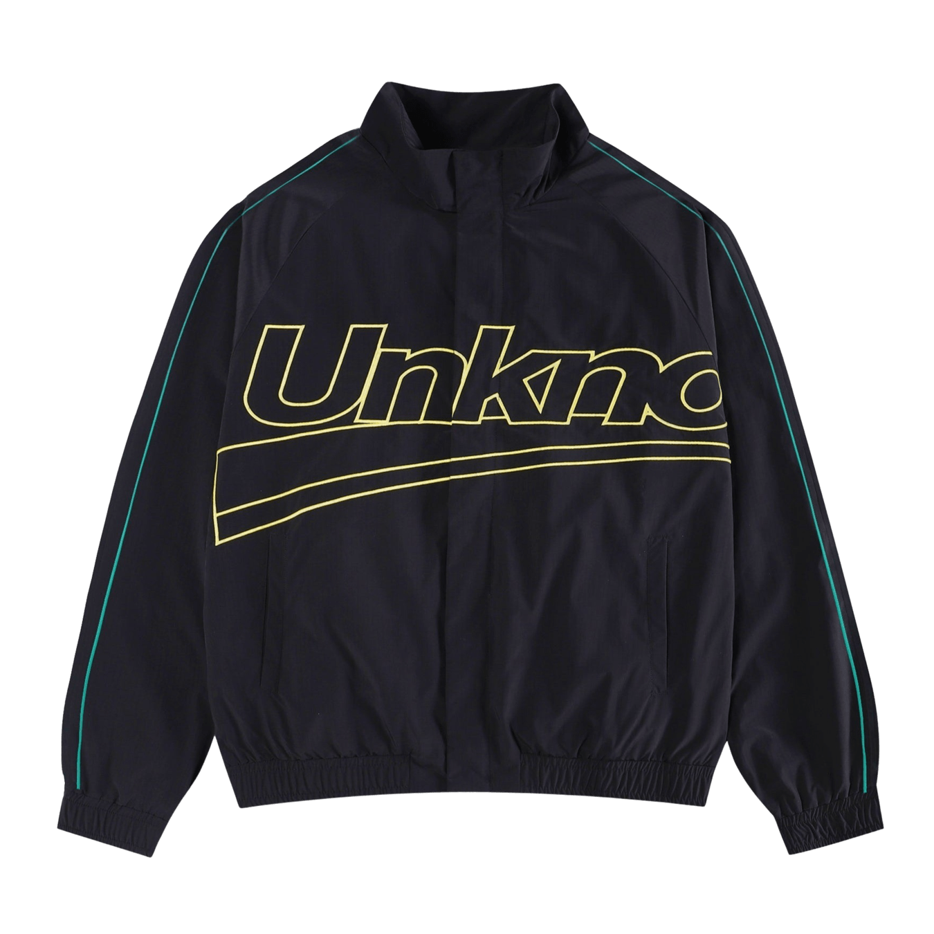 Unknown Team Track Jacket 'Black' — XXS — Front View