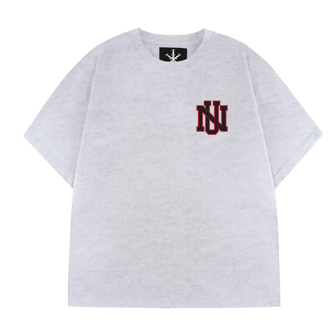 Unknown UN College Tee 'Grey' — XXS — Front View