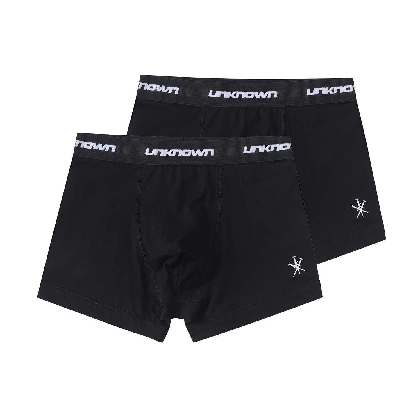 Unknown Uniform Boxers Black '2 Pack' — XXS — Side View