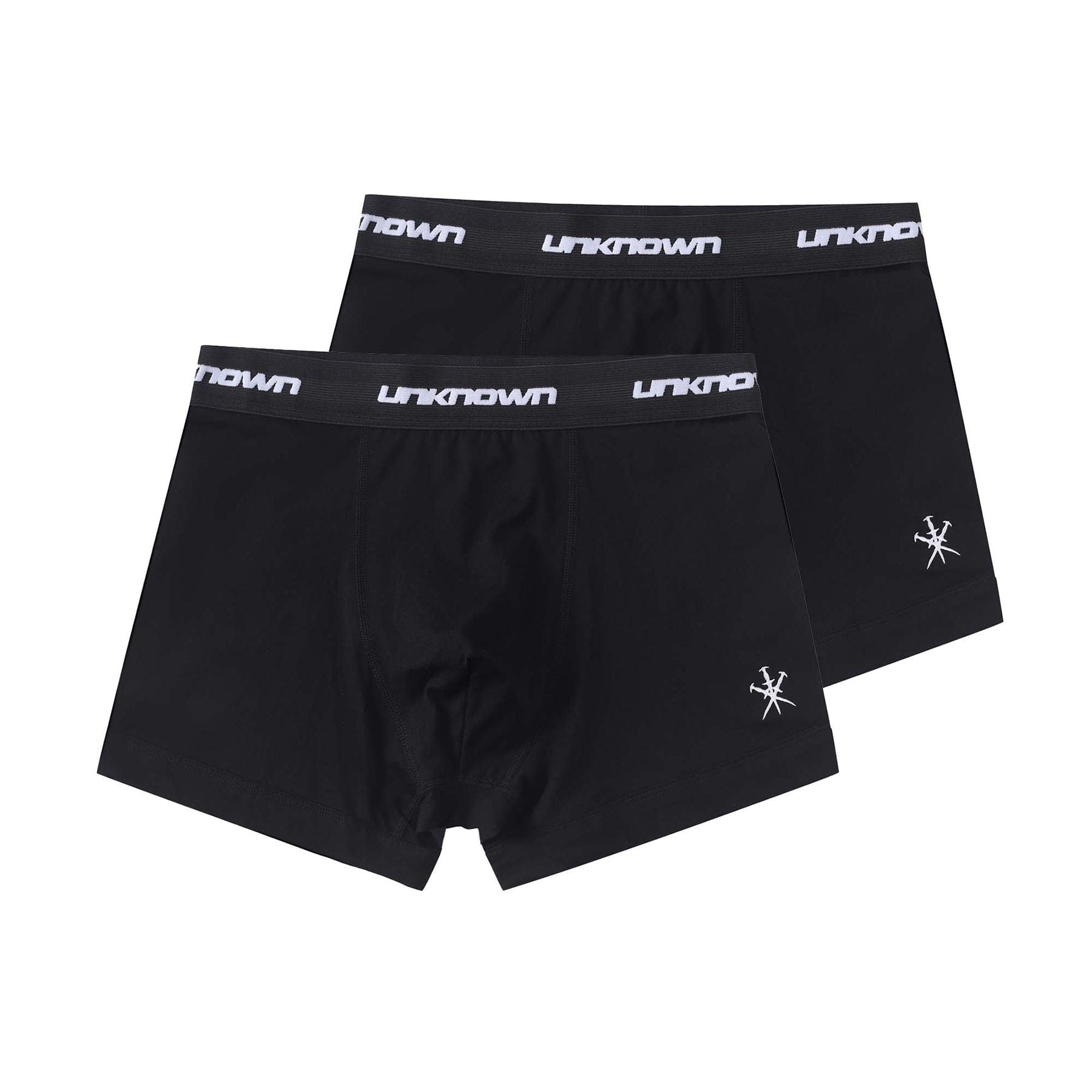 Unknown Uniform Boxers Black '2 Pack' — XXS — Side View