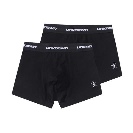 Unknown Uniform Boxers Black '2 Pack' — XXS — Side View