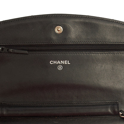 Chanel Cross Body Wallet on Chain in Black, Patent Leather — Alternate View 26