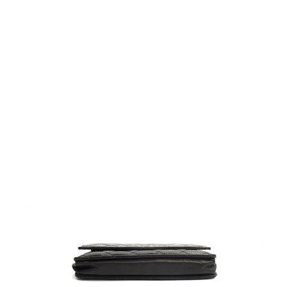 Chanel Cross Body Wallet on Chain in Black, Patent Leather — Alternate View 13