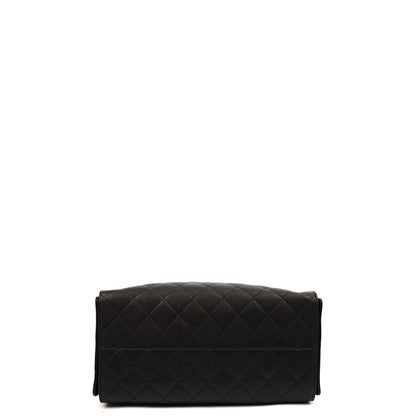 Chanel 25 - Medium in Black, Caviar Leather — Detail View