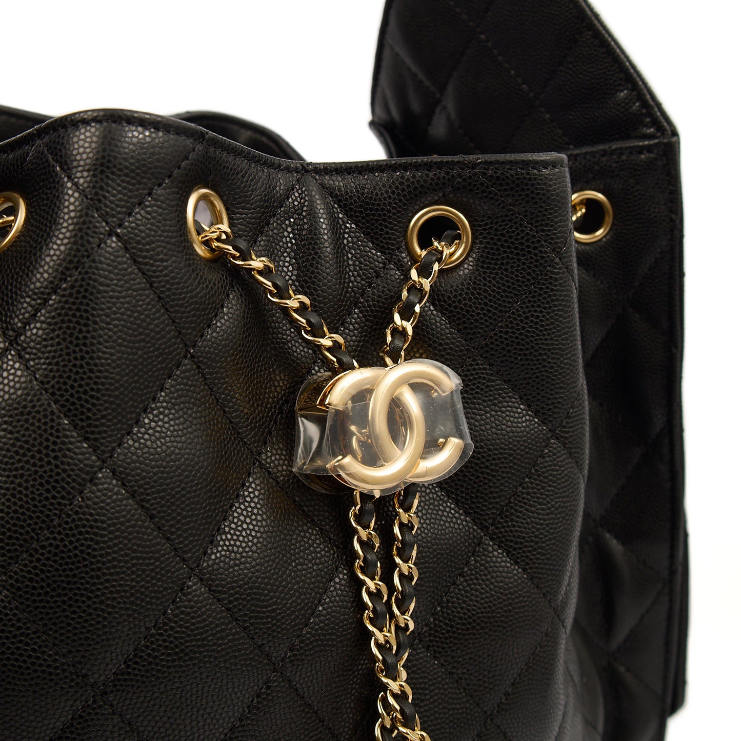Chanel 25 - Medium in Black, Caviar Leather — Alternate View 8