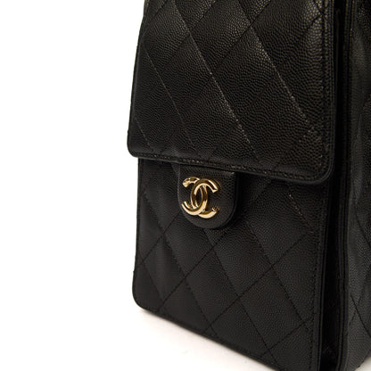 Chanel 25 - Medium in Black, Caviar Leather — Alternate View 10