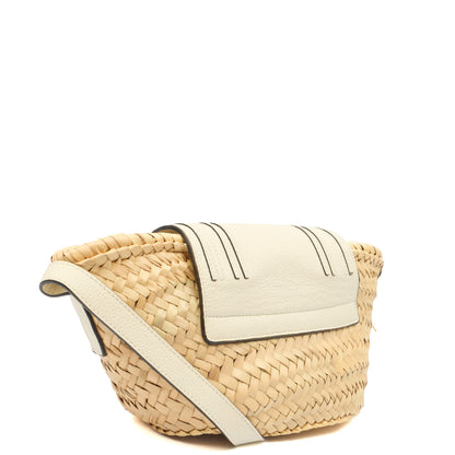 Chloe Tote Marcie Basket Bag- Mini in Neutral, Other — Side View