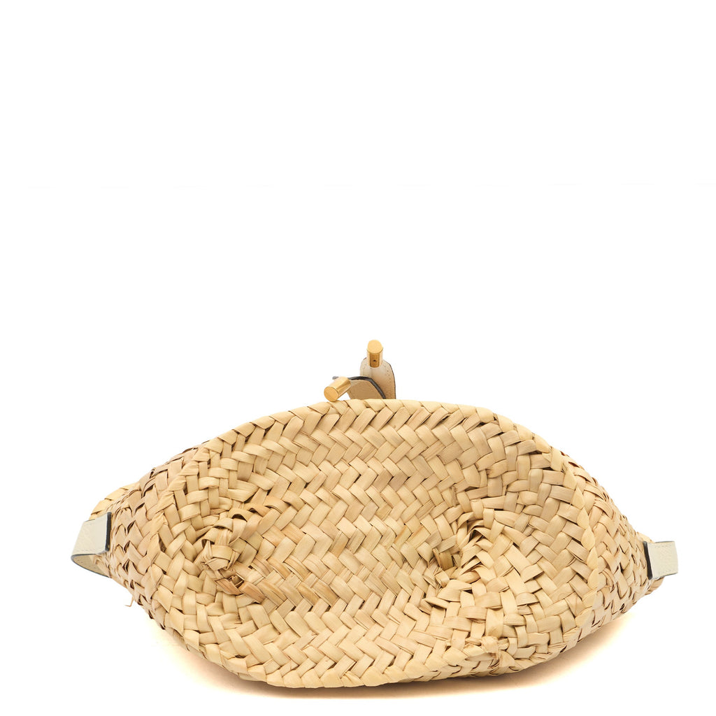 Chloe Tote Marcie Basket Bag- Mini in Neutral, Other — Top View